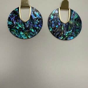 Kendra Scott Abalone Shell Earrings